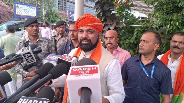 Samrat chaudhri ka tejsvwi par bda byan