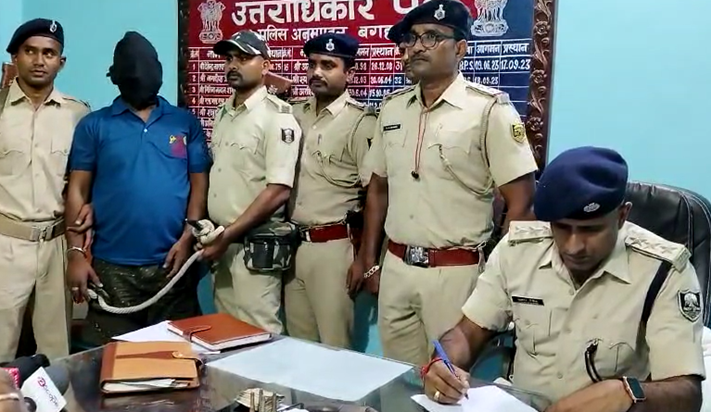 BREAKING Bounty criminal of UP-Bihar arrested, weapon also r