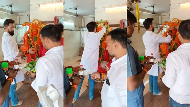 Chirag Paswan reached the shelter of Lord Hanuman and worshi Chirag Paswan reached the shelter of Lord Hanuman and worshi