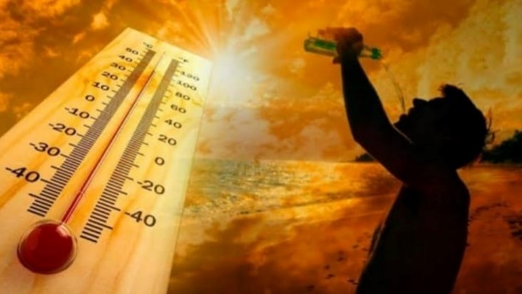 The state's temperature crossed 40, the weather department i