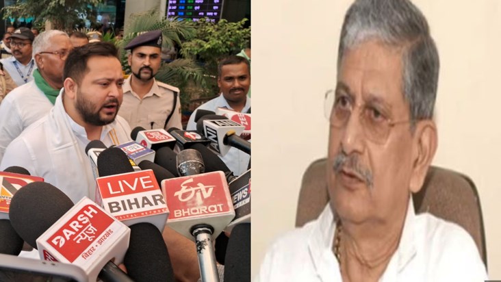 POLITICS: Tejashwi took a jibe at CM Nitish, then Lalan Sing POLITICS: Tejashwi took a jibe at CM Nitish, then Lalan Sing