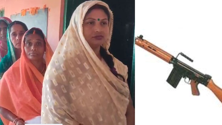 BIG BREAKING, SLR rifle stolen from police jawan who came to