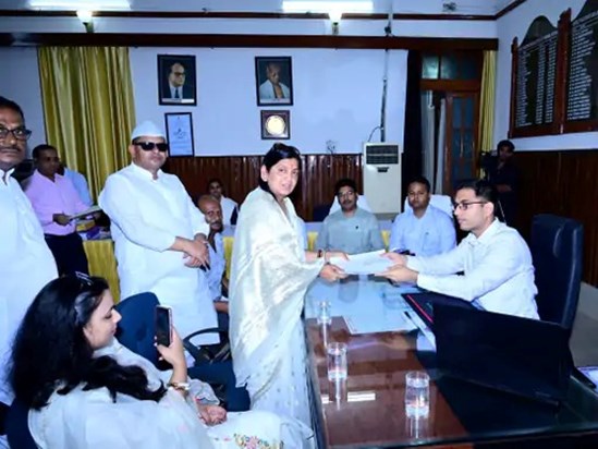 Lovely Anand filed nomination from Shivhar, said big things Lovely Anand filed nomination from Shivhar, said big things