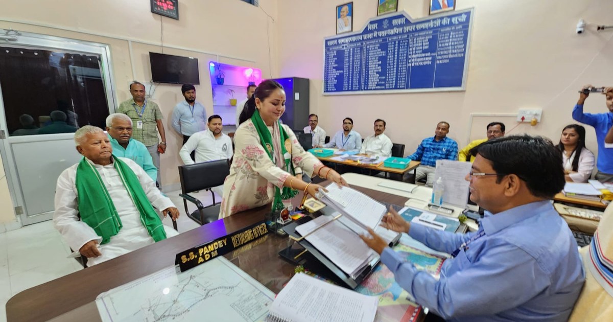 LALU's darling Rohini files nomination, claims victory in pu