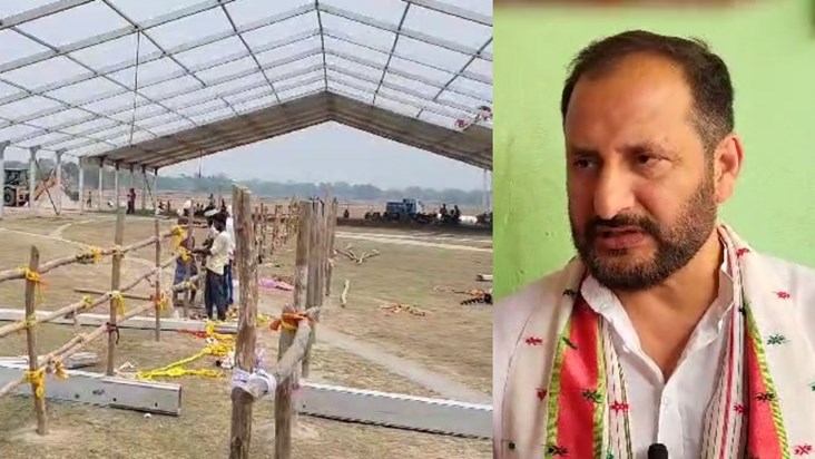 Araria is getting ready before PM Modi's arrival, will addre Araria is getting ready before PM Modi's arrival, will addre