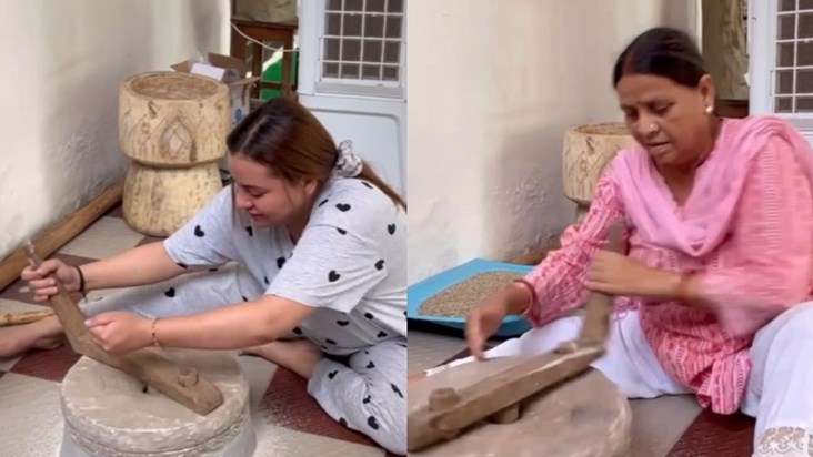 When former CM Rabri Devi started going viral with her young
