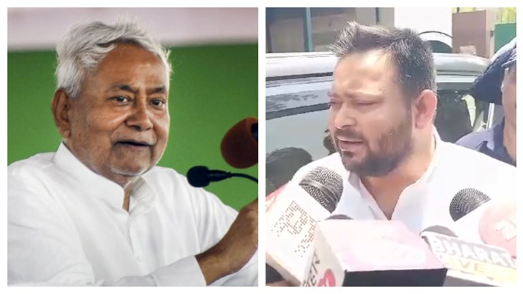 Tejashwi's befitting reply to Nitish Kumar on Lalu's allegat Tejashwi's befitting reply to Nitish Kumar on Lalu's allegat