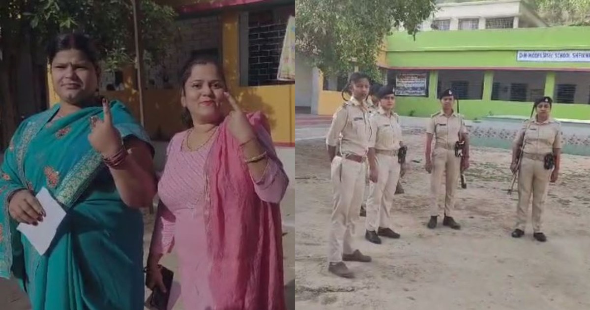 In Shekhpura, women took charge of the elections, first voti