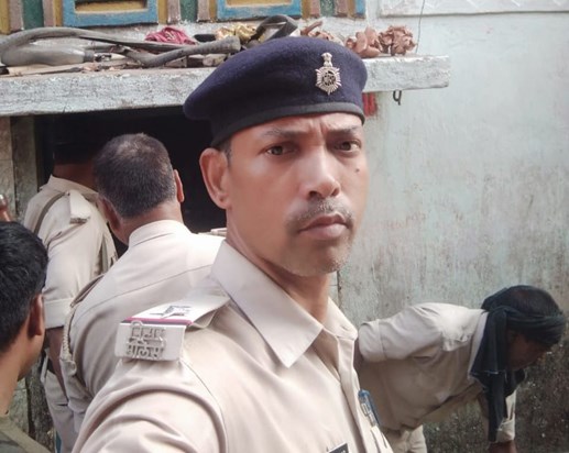 The sub-inspector posted at Kako police station in Jehanabad The sub-inspector posted at Kako police station in Jehanabad