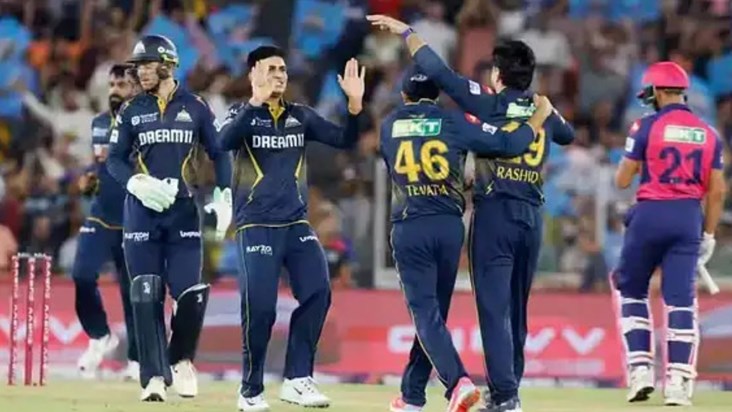 Gujarat Titans became the table topper after defeating Rajas