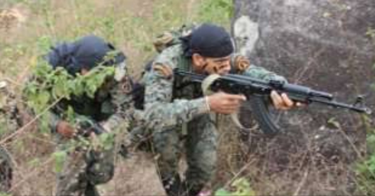 Security forces killed 6 Naxals in an encounter this morning