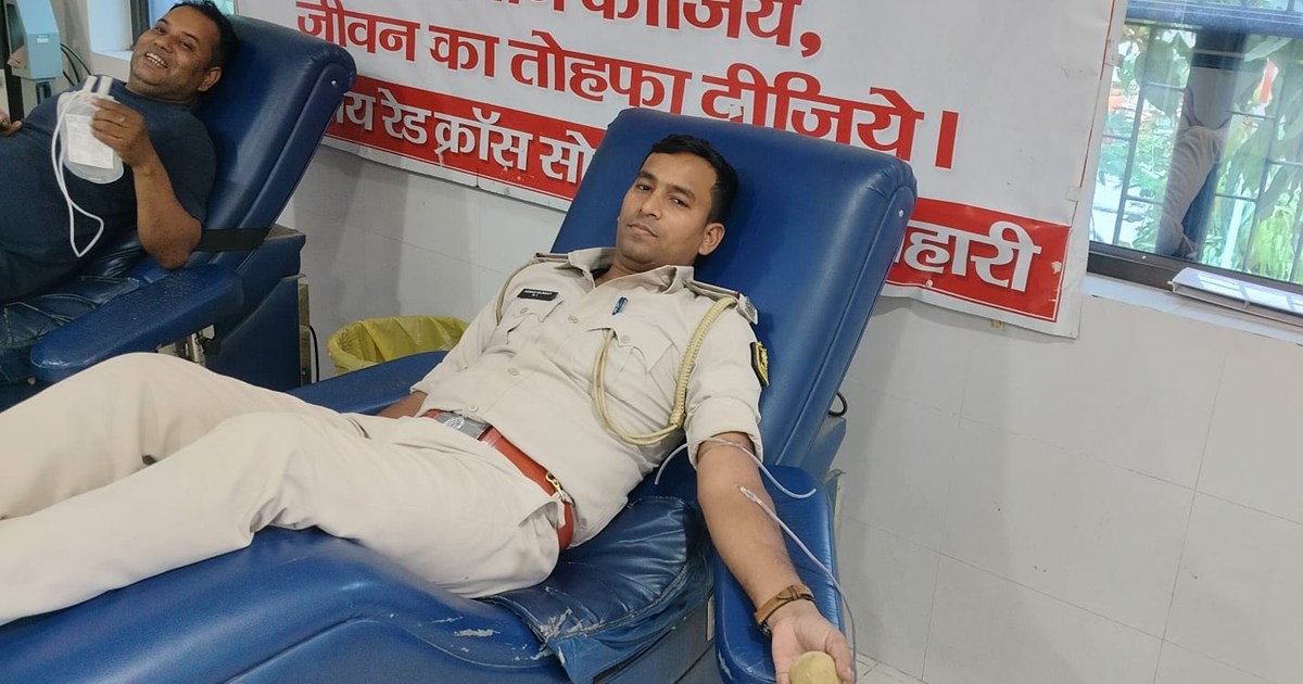 In East Champaran, the inspector saved the life of a child b