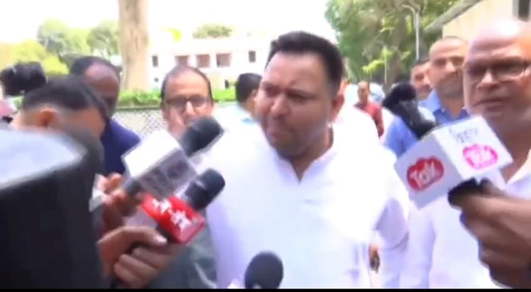 Tejasvi yadv ka bda byan