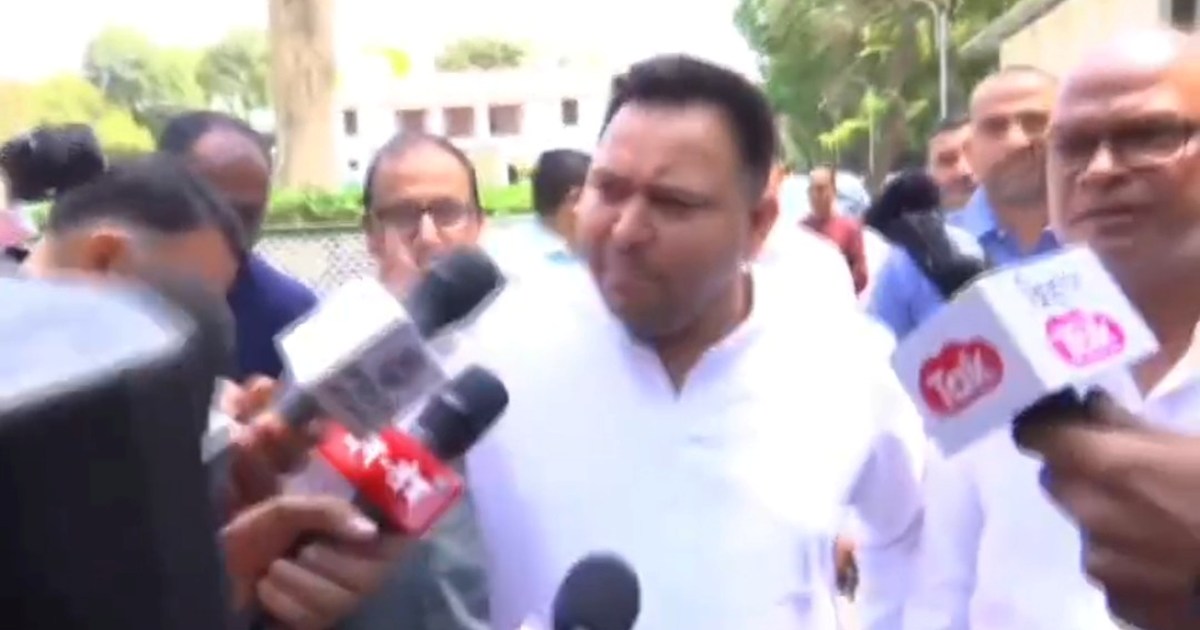 Tejasvi yadv ka bda byan