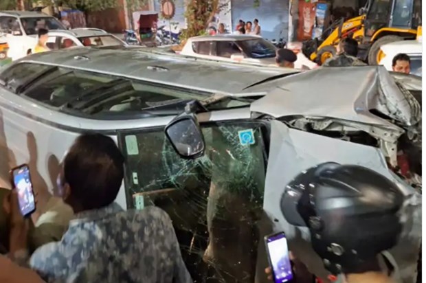 Major road accident in capital Patna Major road accident in capital Patna