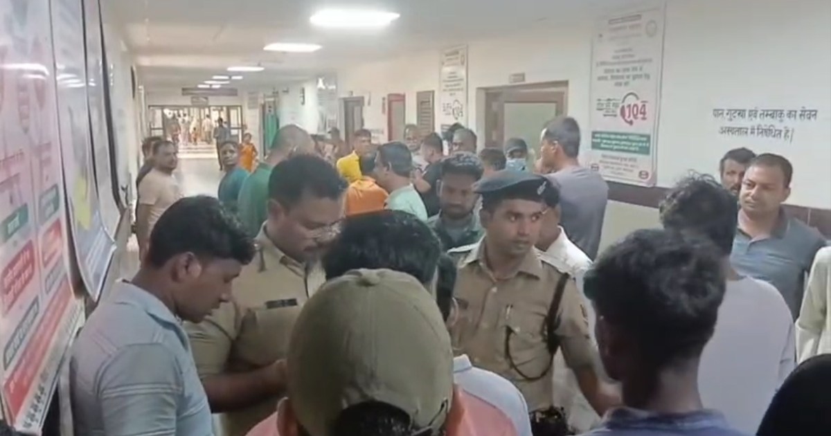 A property dealer who went out to distribute his daughter's 