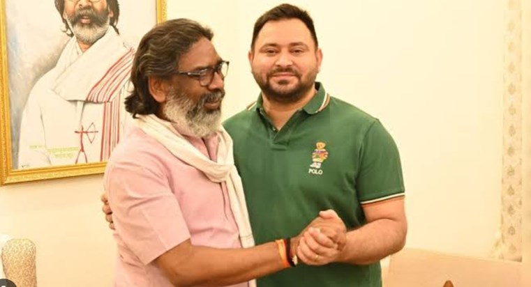 Hemant Soren and Tejashwi Yadav will attend Durga Mahotsav i