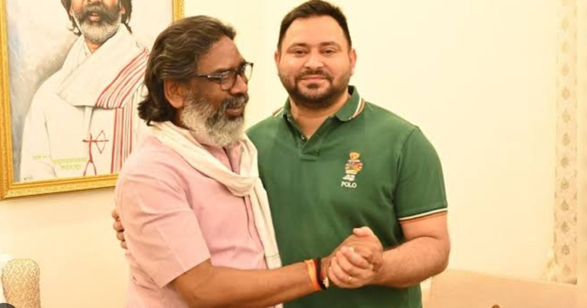 Hemant Soren and Tejashwi Yadav will attend Durga Mahotsav i