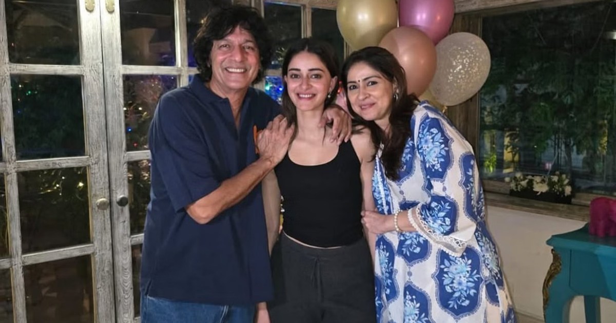 Papa Chunky Pandey was thrilled with Ananya's role in 'Kesar