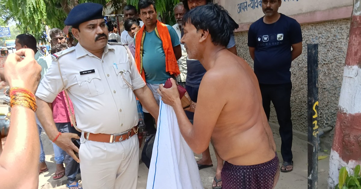 When the wife showed the video of the blue drum incident in 