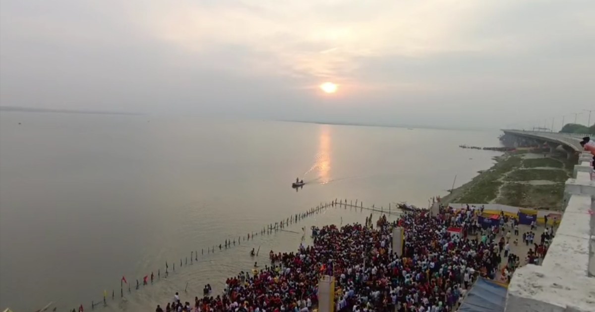 The Chaiti festival concluded with the morning prayers, the 