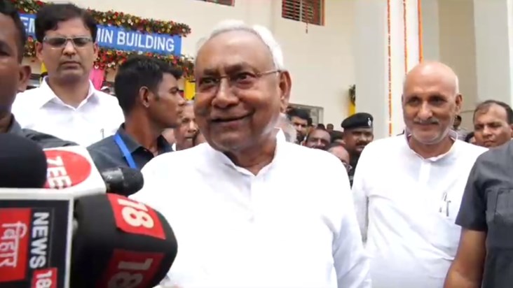  CM Nitish's reaction on the affidavit of the Center