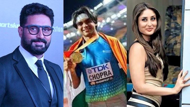 Star athlete Neeraj Chopra created history, Bollywood celebr Star athlete Neeraj Chopra created history, Bollywood celebr