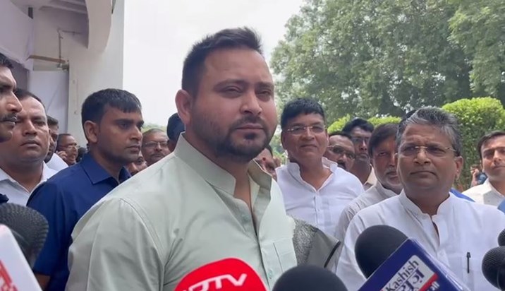 tejashwi yadav on samrat choudhary independence day statemen
