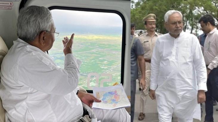 CM Nitish will do aerial survey of drought affected areas to