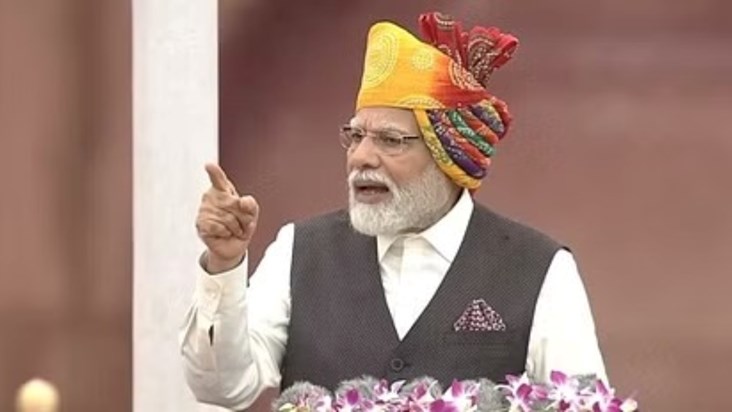 PM Modi's 90-minute speech from Red Fort