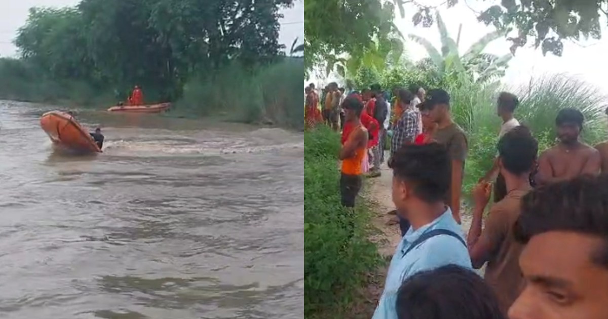 5 girls washed away in Gandak wave, 3 rescued, 2 missing
