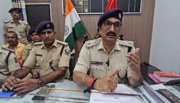 JDU block president was shot by the chief, Bagaha police rev JDU block president was shot by the chief, Bagaha police rev