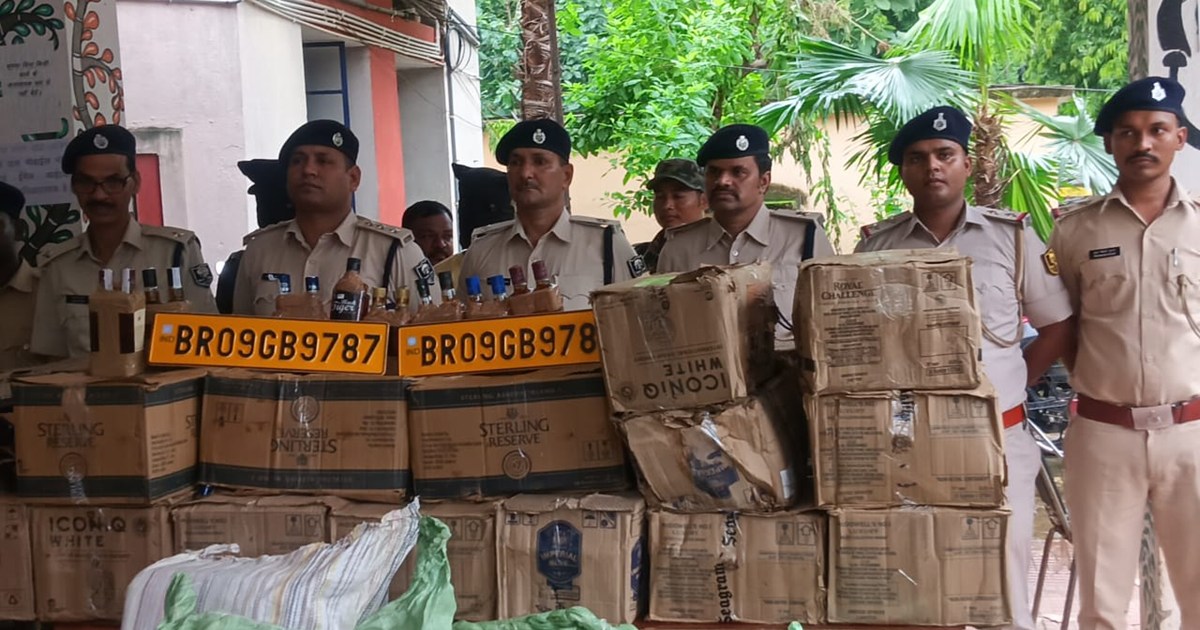 Liquor worth Rs 8.30 lakh recovered in Jamui