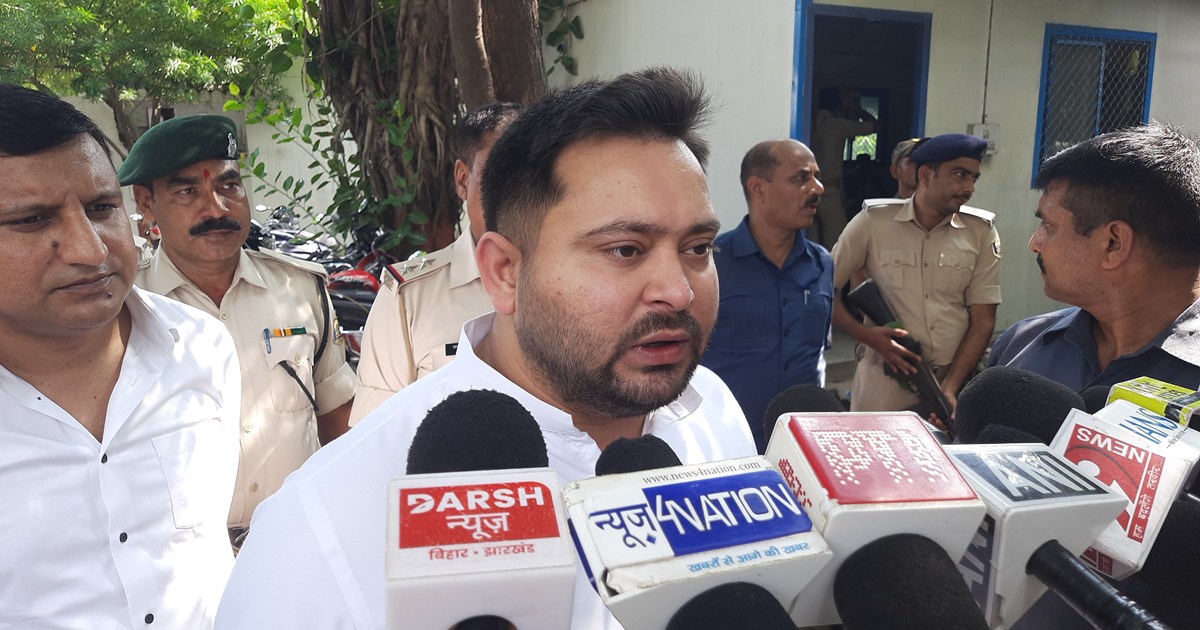 Bangal ki ghtna par tejasvi yadv ka bda byan