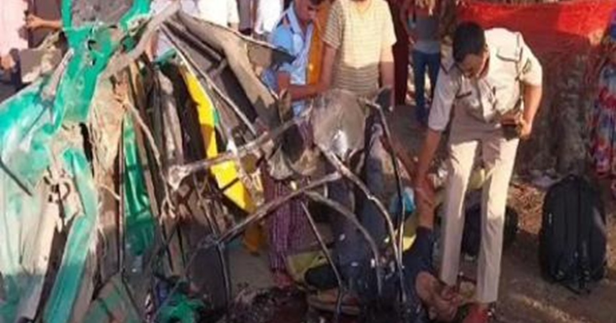 A horrific road accident occurred in Begusarai, 5 people los
