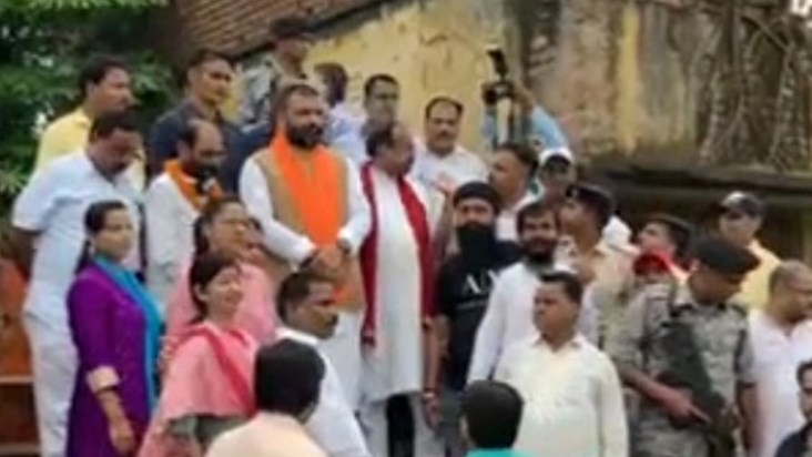 Dycm samrat chaudhri ne stediym ka kiya nirikshn 