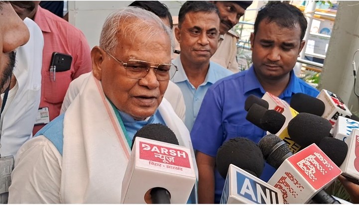 Dr hdaatl pr bole kendiry mntri jitan ram majhi