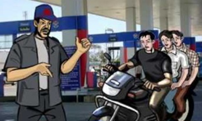 Criminals looted BJP MLA's petrol pump in Muzaffarpur Criminals looted BJP MLA's petrol pump in Muzaffarpur