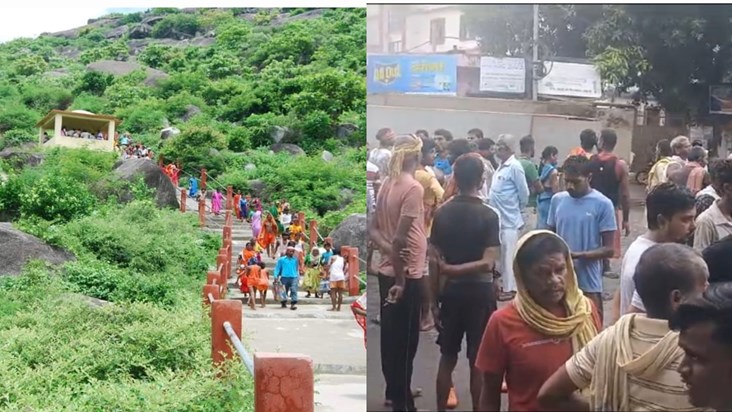 Breaking Stampede in temple on Monday, 7 killed, many seriou Breaking Stampede in temple on Monday, 7 killed, many seriou