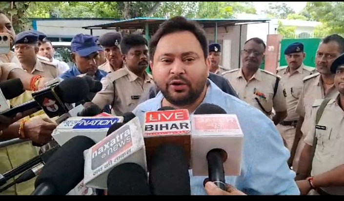 Shyam rajk ke istifa pr bole tejasvi yadv Shyam rajk ke istifa pr bole tejasvi yadv