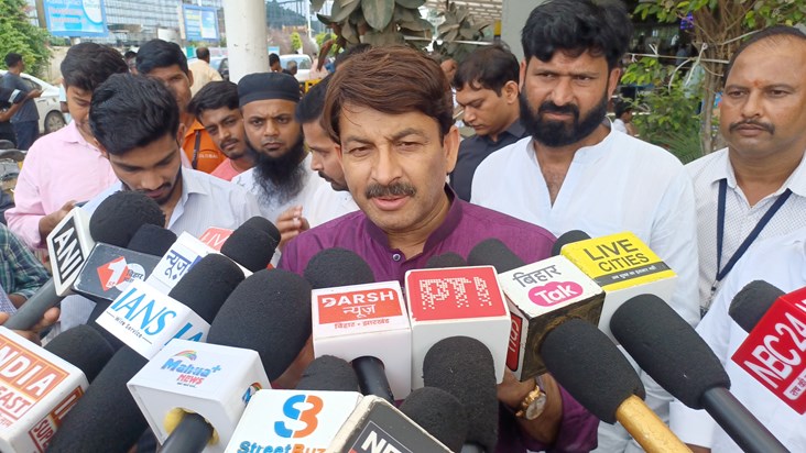 Mnoj tiwari ka bda byan