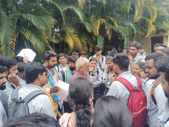NSUI Protest In College NSUI Protest In College