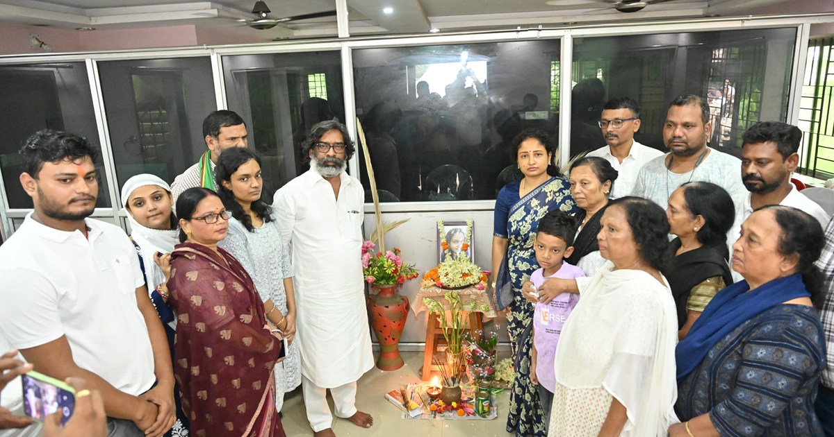 Hemant Soren In Jamshedpur 