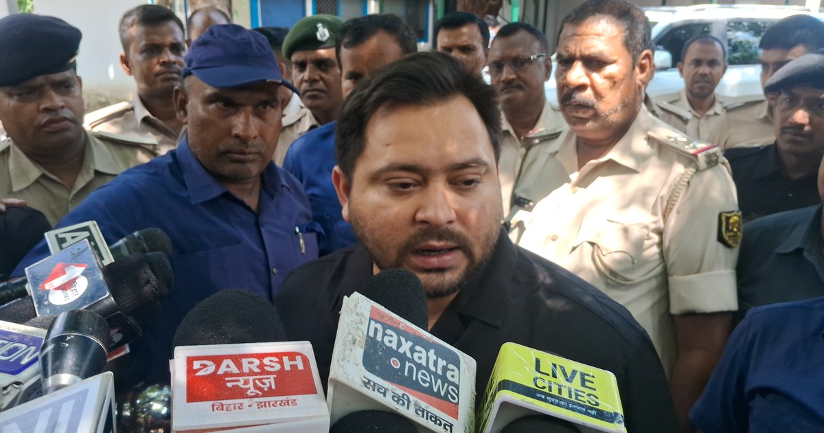 Pool girne pr neta prtipksh tejasvi yadv ka srkar pr nishana