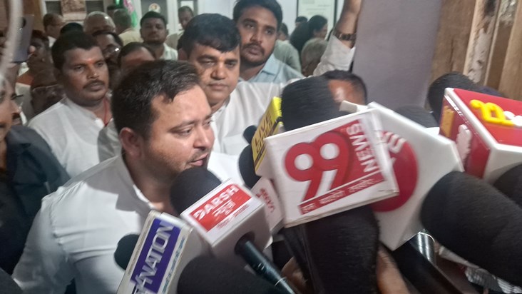 Tejasvi yadv ka bda byan