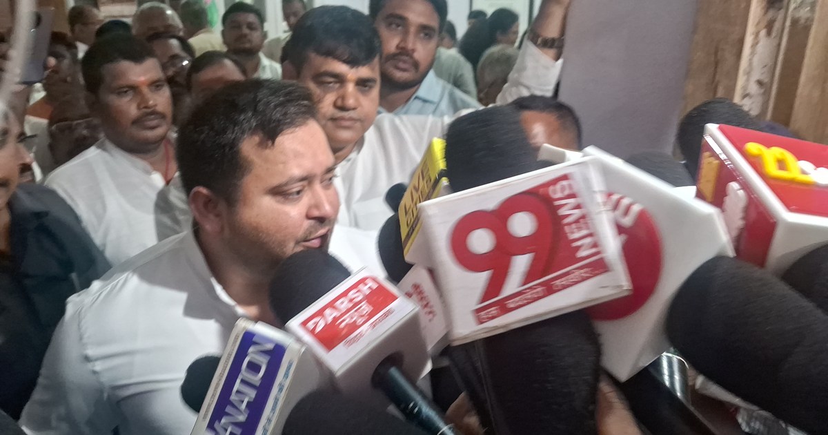 Tejasvi yadv ka bda byan