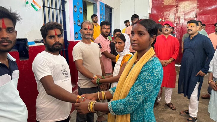 Prisoners in Bihar jail got permission to celebrate Rakshaba Prisoners in Bihar jail got permission to celebrate Rakshaba