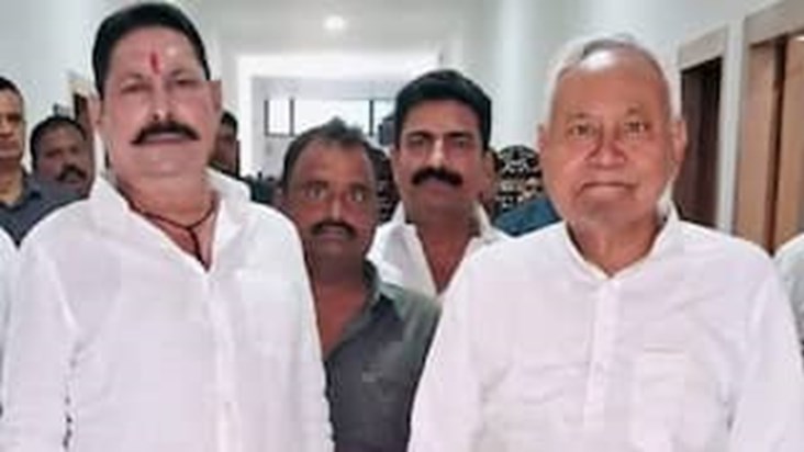 Former Mokama MLA Anant Singh met CM Nitish, know what was d Former Mokama MLA Anant Singh met CM Nitish, know what was d