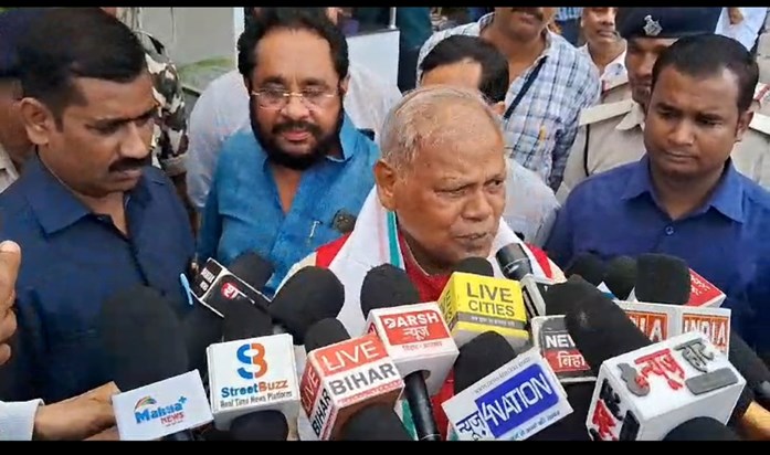 Kendiry mntri jitan ram majhi ka byan Kendiry mntri jitan ram majhi ka byan