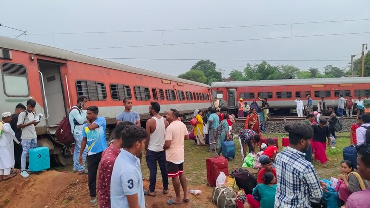 Train started in jharkhand Train started in jharkhand